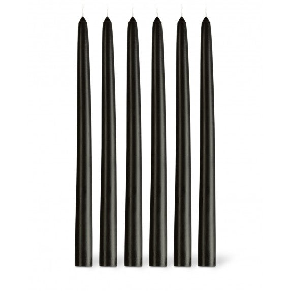 Taper Candle Ø2.2cm H29cm 8 Hours Black